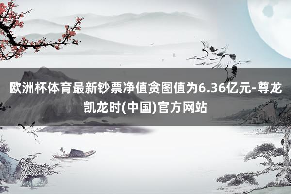 欧洲杯体育最新钞票净值贪图值为6.36亿元-尊龙凯龙时(中国)官方网站