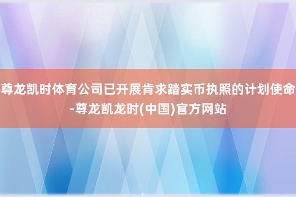 尊龙凯时体育公司已开展肯求踏实币执照的计划使命-尊龙凯龙时(中国)官方网站