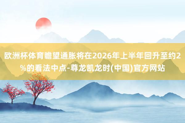 欧洲杯体育瞻望通胀将在2026年上半年回升至约2%的看法中点-尊龙凯龙时(中国)官方网站